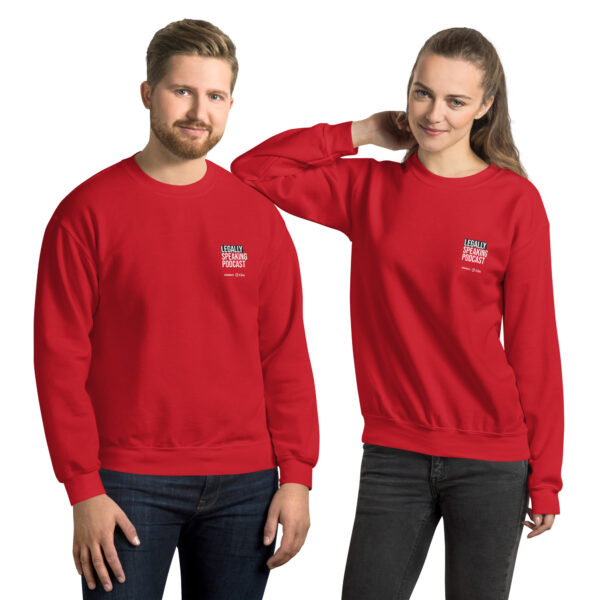 Unisex Sweatshirt (in Black AND Red) - Image 2